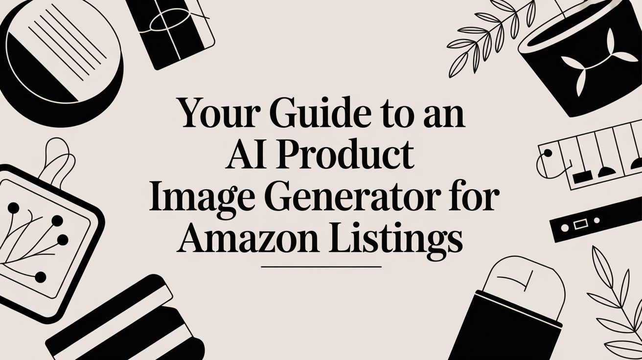 Your Guide to an AI Product Image Generator for Amazon Listings