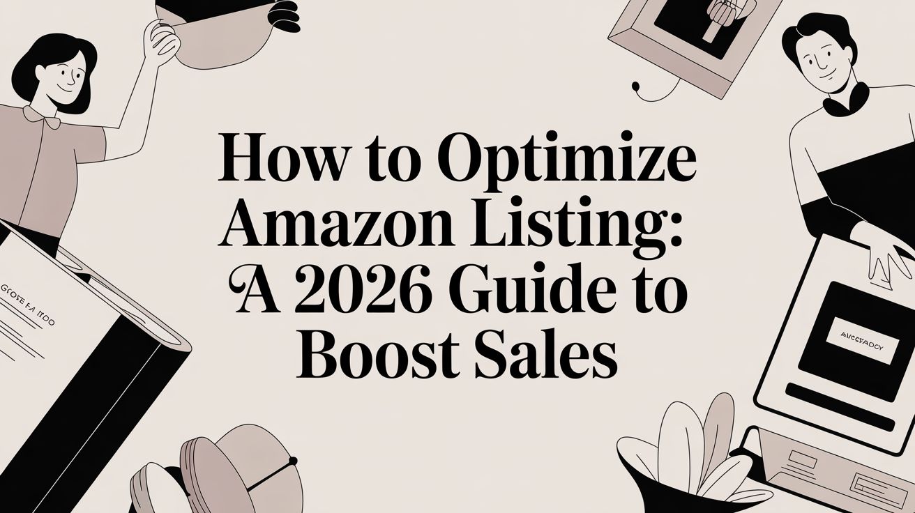 How to Optimize Amazon Listing: A 2026 Guide to Boost Sales