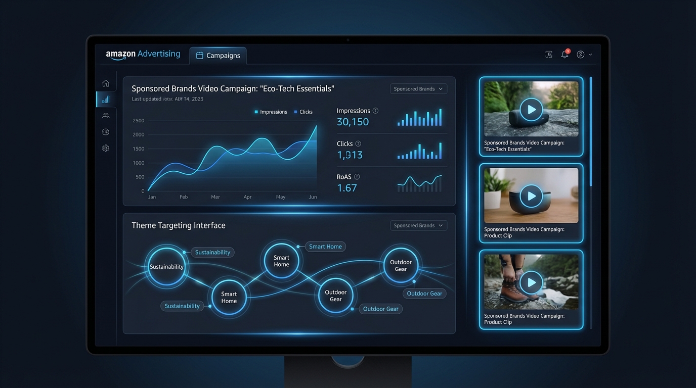 Sponsored Brands Video with Theme Targeting: The Complete Advertiser’s Playbook