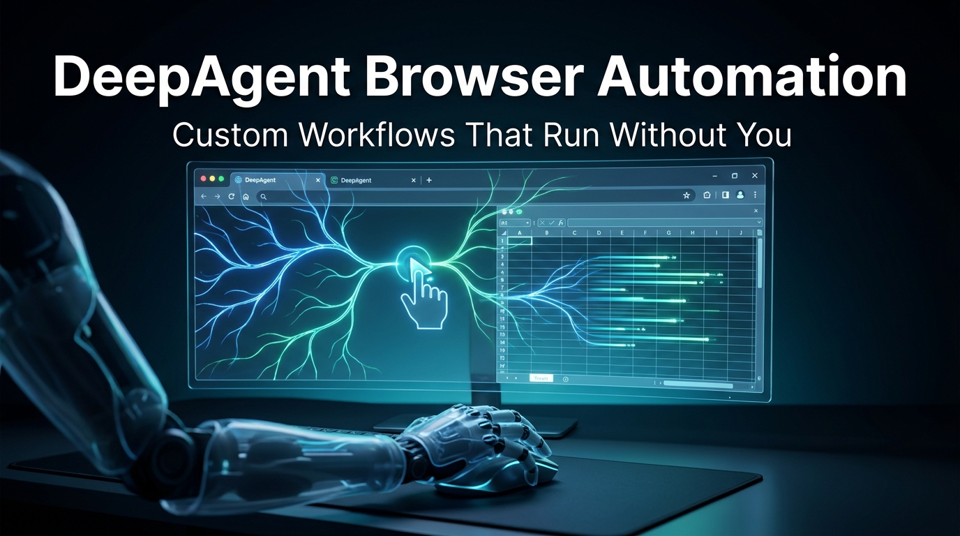 DeepAgent Browser Automation: How to Build Custom Workflows That Actually Run Without You