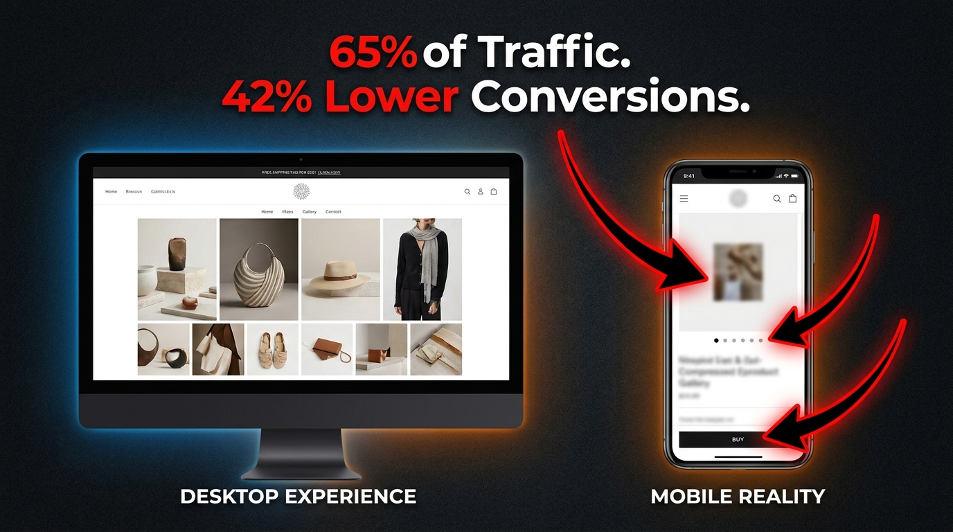 Why Your Mobile Product Gallery Is Killing Conversions (And How to Rebuild It From Scratch)