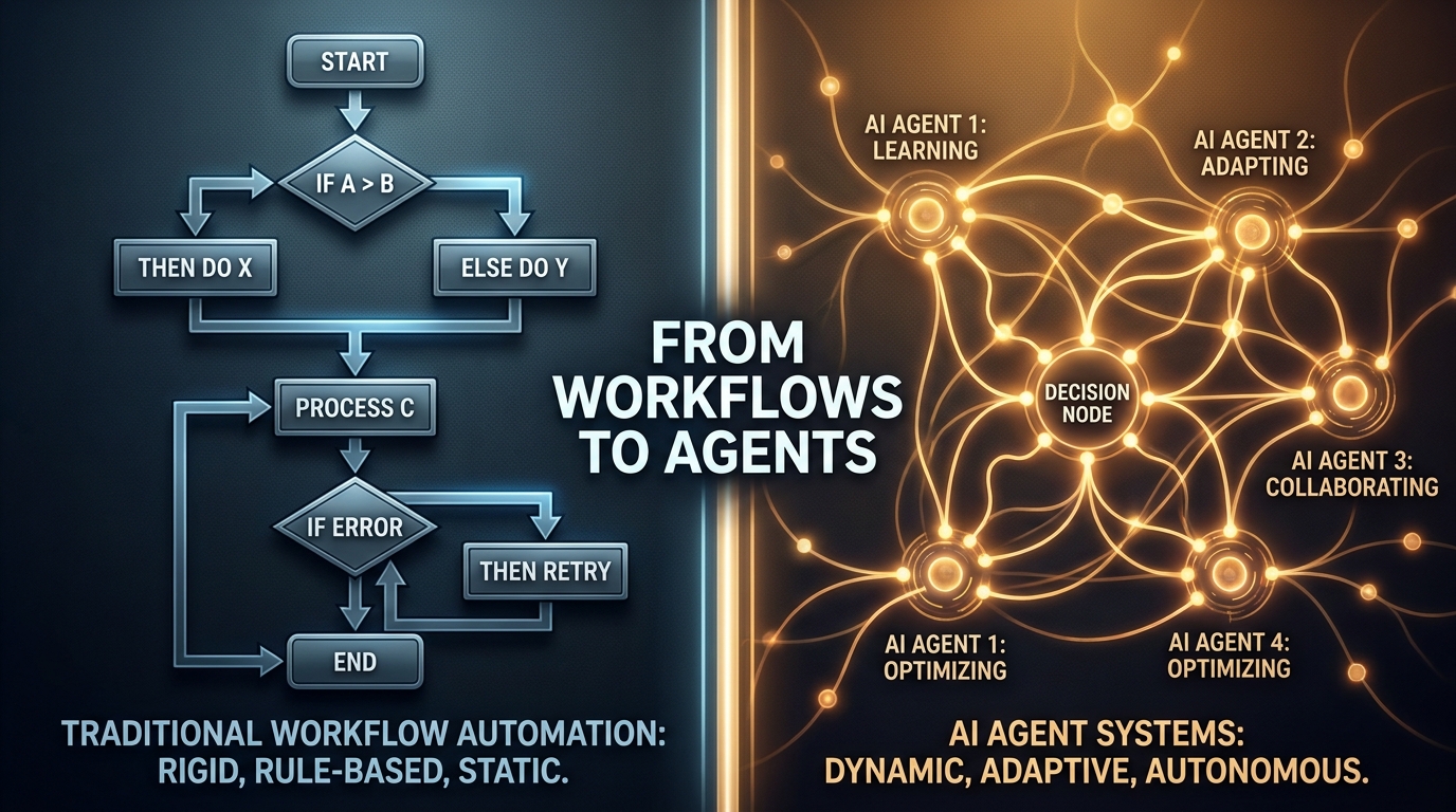 From Workflows to Agents: How to Actually Upgrade Your Automation Stack (Without Breaking What Works)