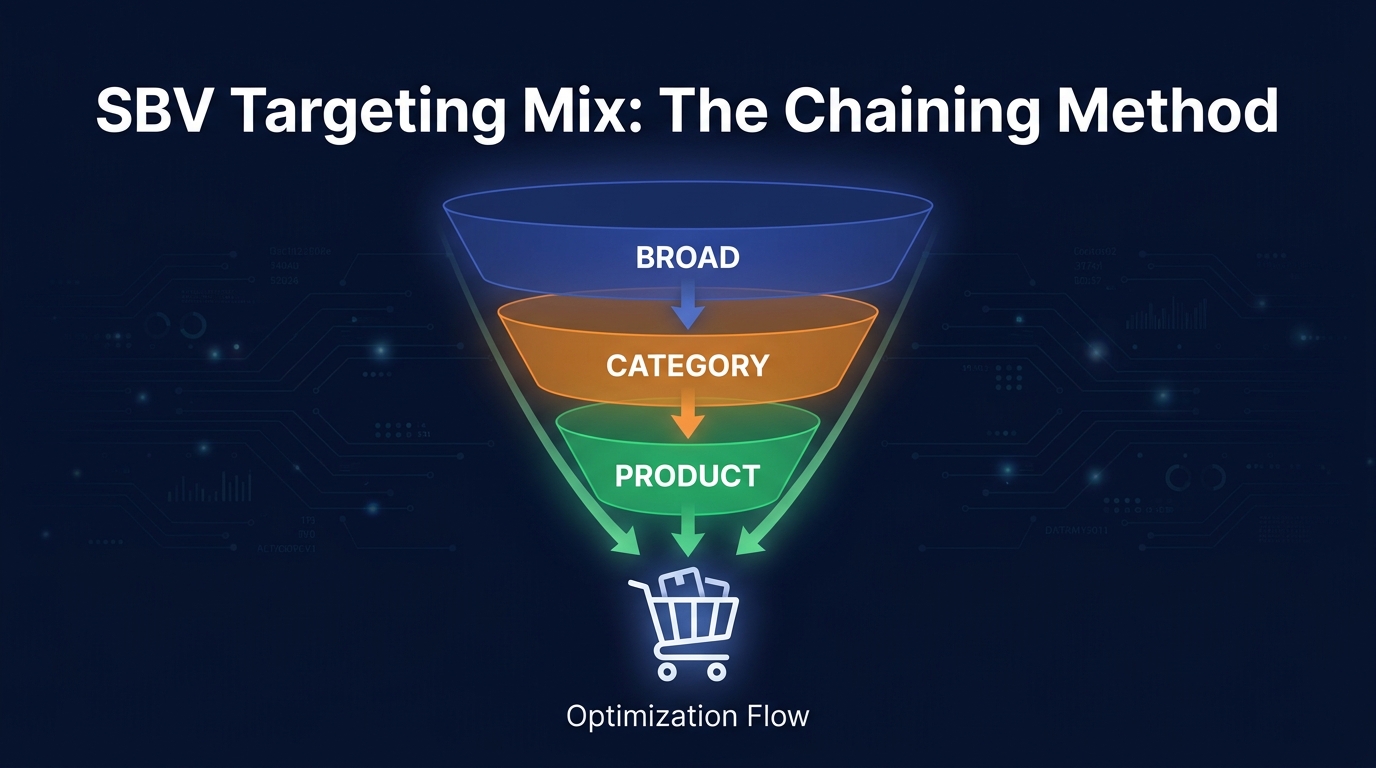 The SBV Targeting Mix That Most Brands Get Wrong: Broad, Category & Product Chaining Explained