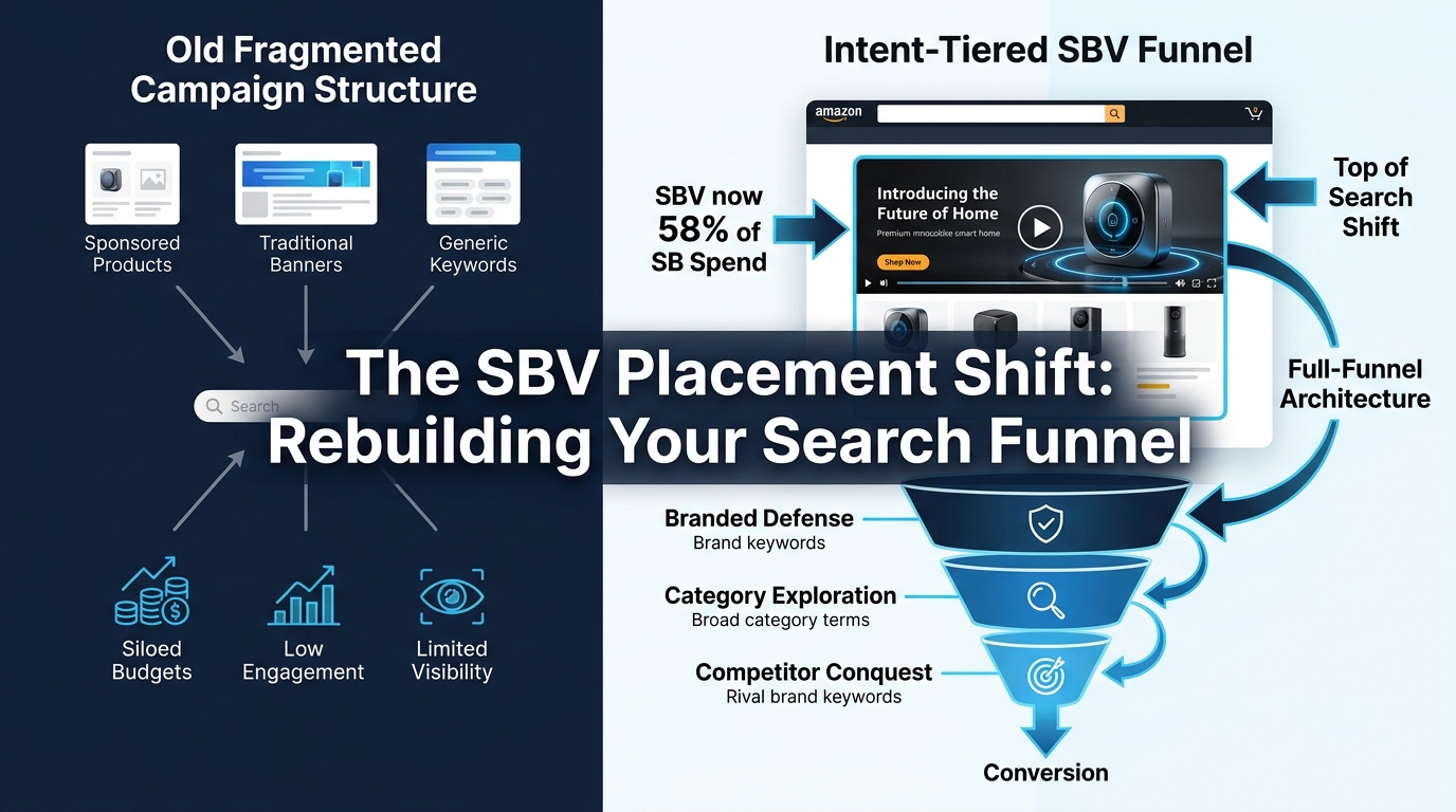 The SBV Placement Shift: How to Rebuild Your Amazon Search Funnel From the Ground Up