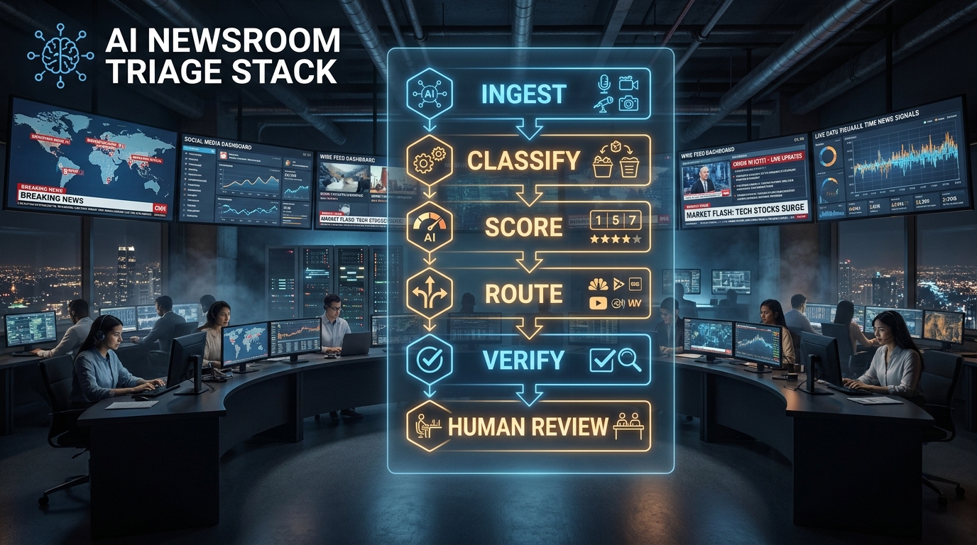 How To Build an AI Newsroom Triage Stack