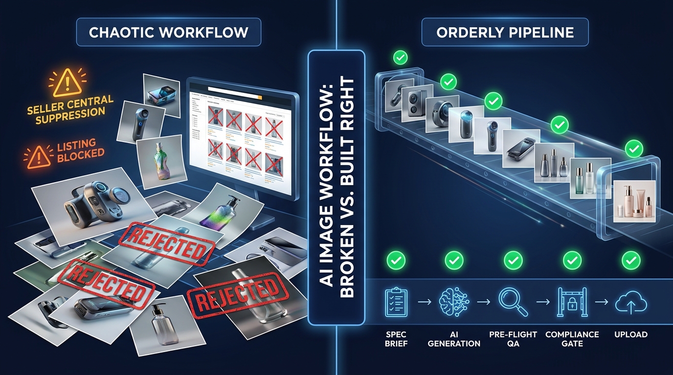 The Operator’s Blueprint for AI Image Workflows That Pass Amazon’s Compliance Gate Every Time