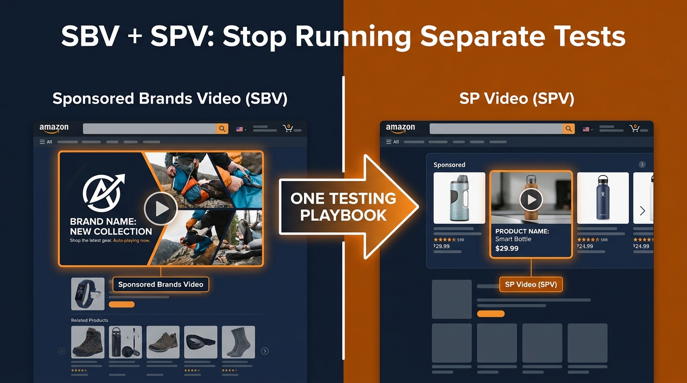 Sponsored Brands Video + SP Video: One Unified Testing Playbook