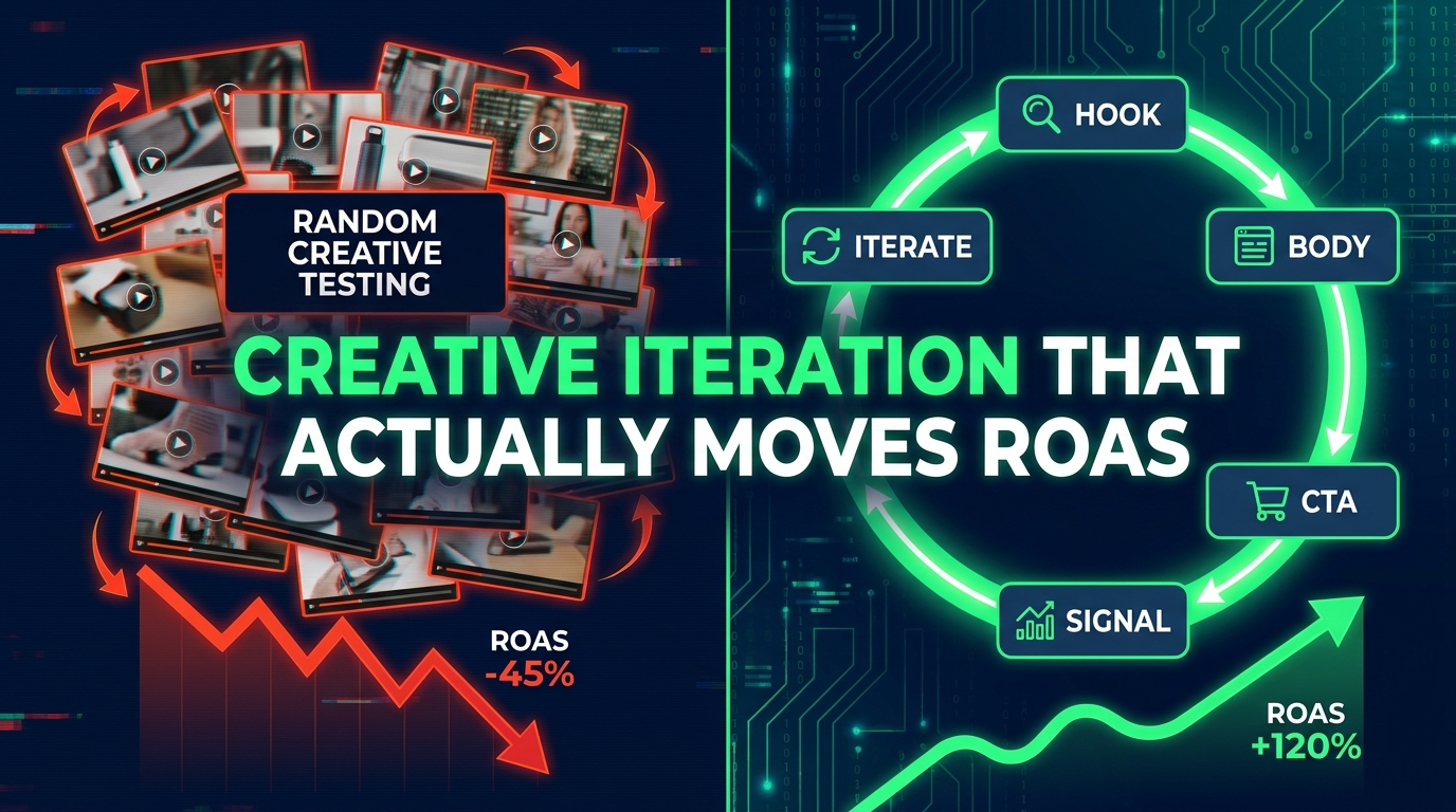Why Your SBV Creative Iteration Loop Is Breaking at the Wrong Stage (And How to Fix It)