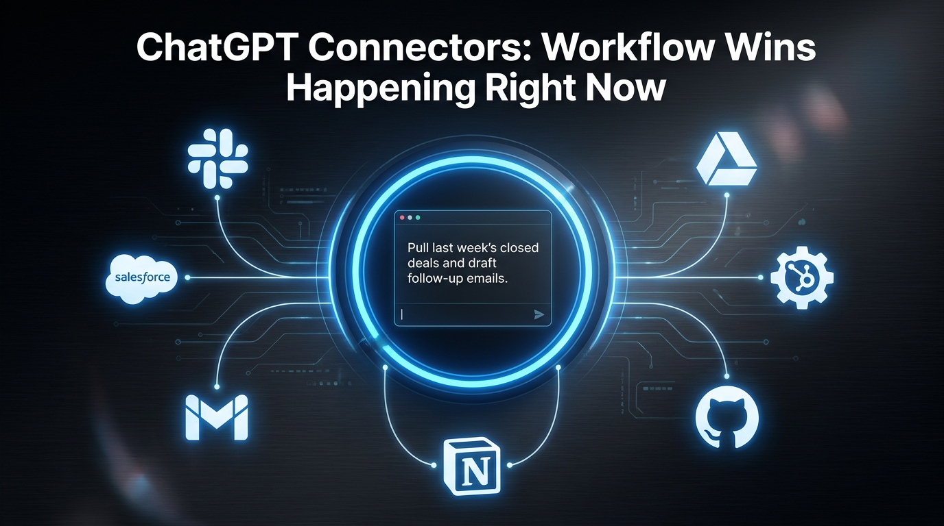 ChatGPT Connectors: What’s Actually Working in Real Workflows Right Now