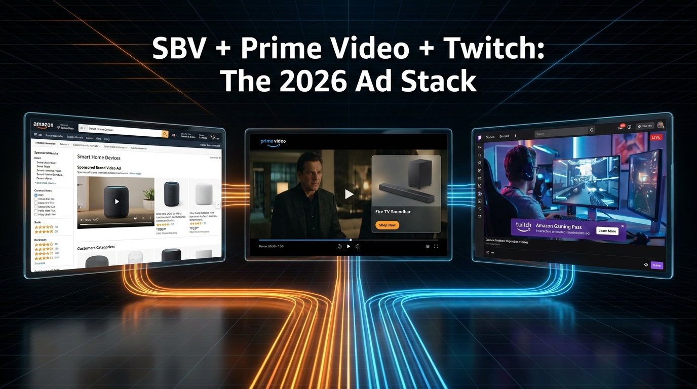 SBV, Prime Video, and Twitch combined video advertising ecosystem in 2026