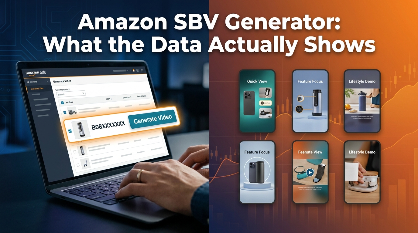 Why Most Sellers Are Using Amazon’s SBV Video Generator Wrong — And What the Data Actually Shows