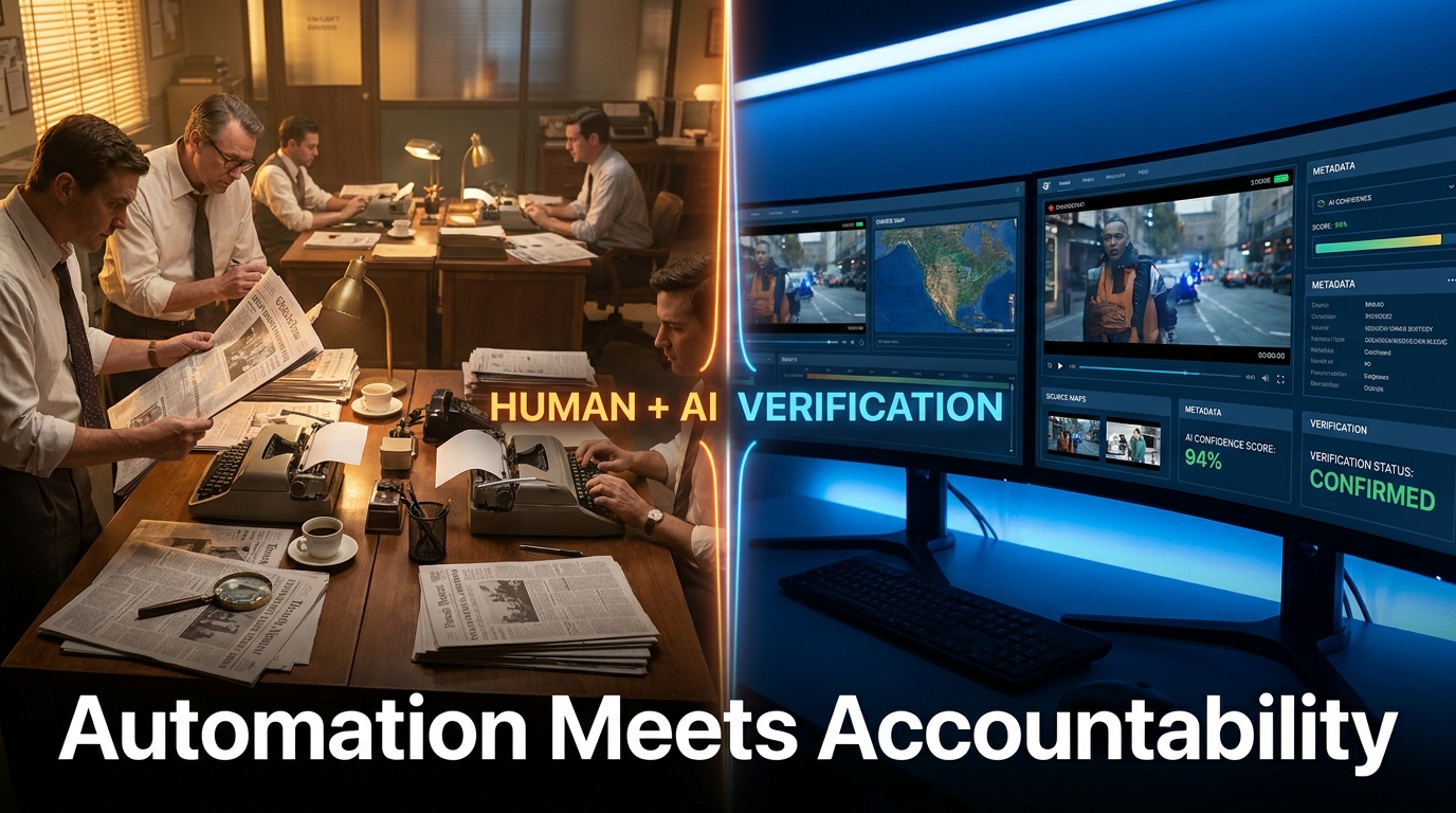 When Automation Meets Accountability: The Real Architecture of AI Verification in Modern Newsrooms