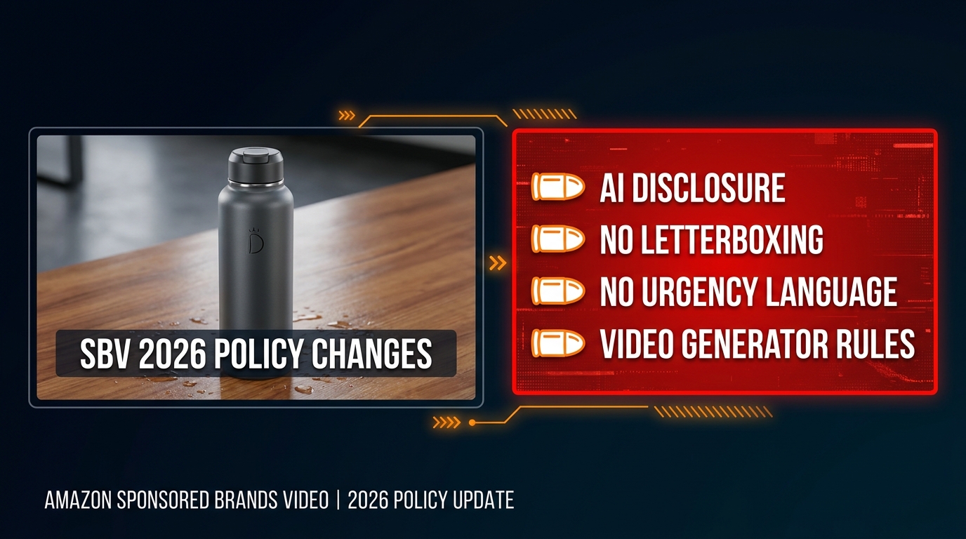 Amazon SBV 2026: What the New Creative Policy Changes Actually Cost You Per Ad