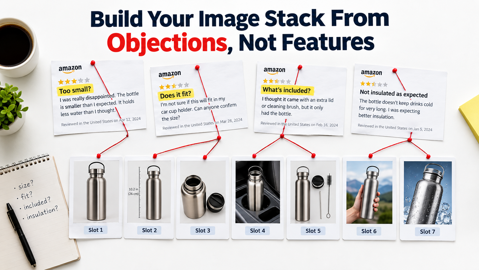 Your Amazon Images Are Answering Questions Nobody Asked: How to Build an Objection-Led Image Stack