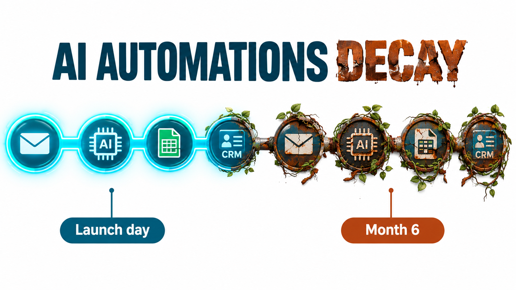 Your AI Automations Are Decaying Right Now: The Maintenance Tax Nobody Budgets For